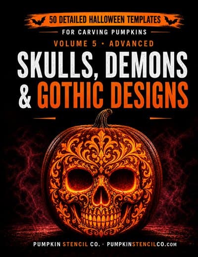 Cover of Volume 5: Skulls, Demons & Gothic Designs