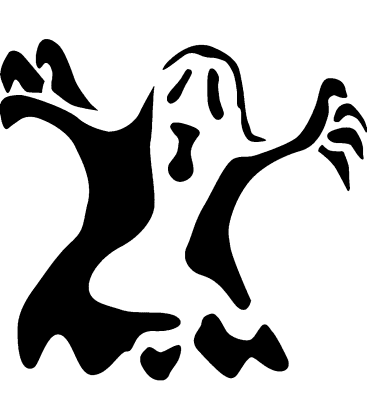Eerie Entity pumpkin stencil