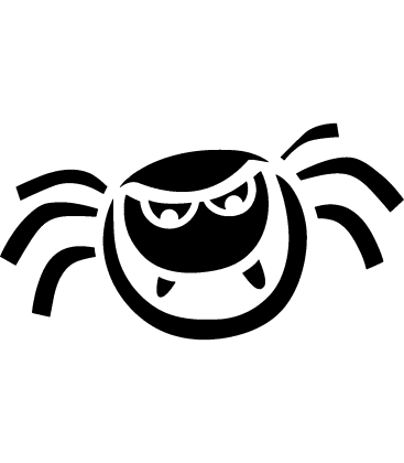 Silk Spinner pumpkin stencil